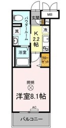 フォレスタ岡山医大南の物件間取画像